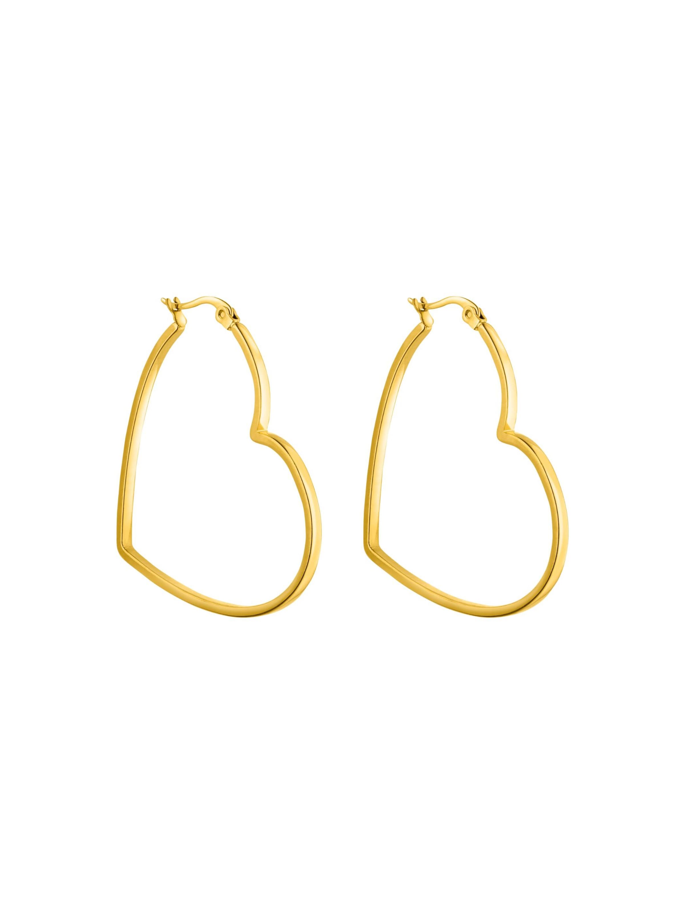 PURELEI Oorbellen 'Big Love' in Goud: voorkant