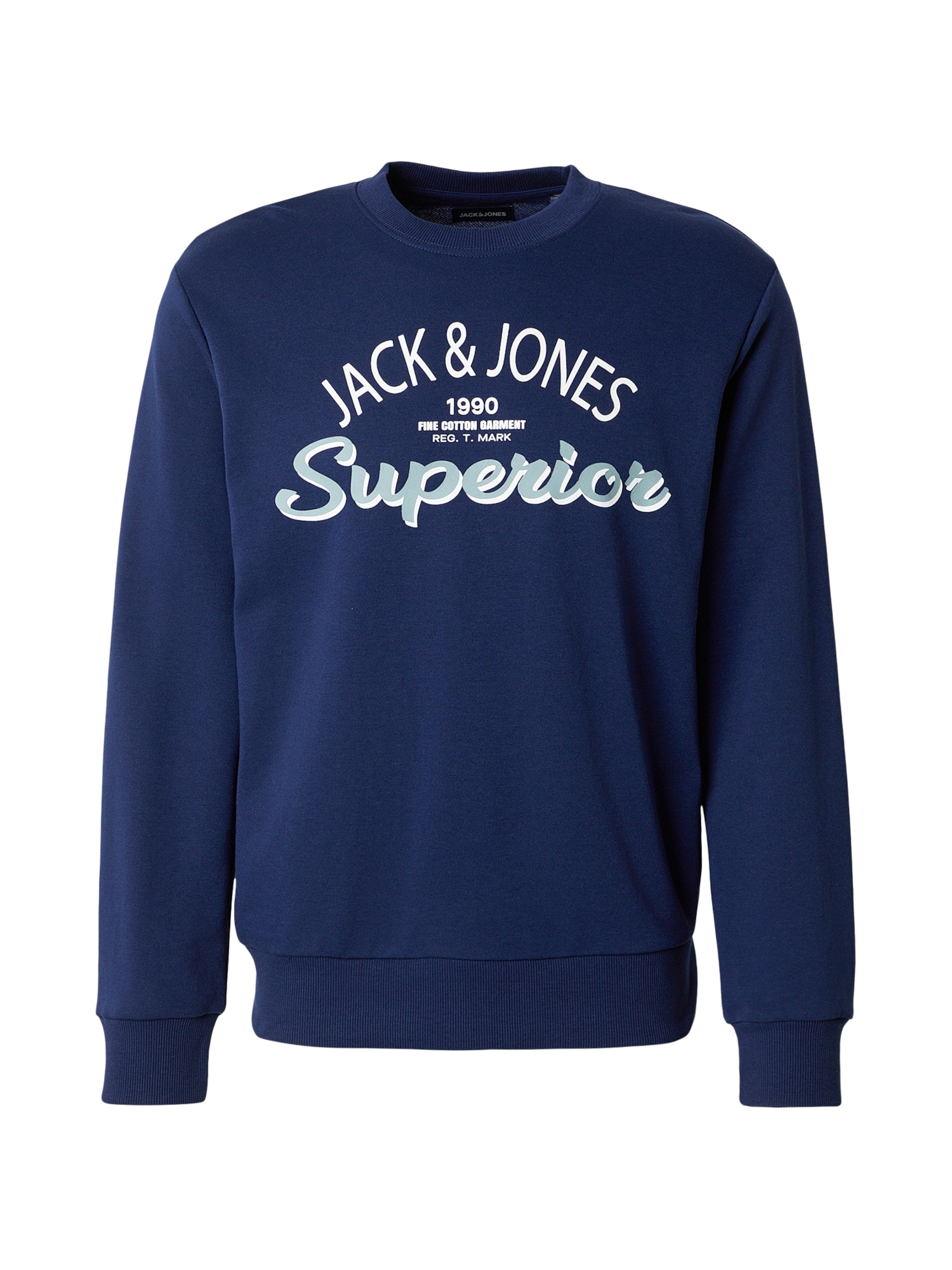 JACK & JONES Collegepaita 'JWHMILO' värissä sininen: etupuoli