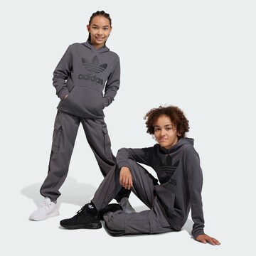 ADIDAS ORIGINALS Bluza 'Trefoil' w kolorze szary: przód