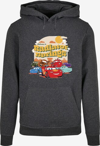 ABSOLUTE CULT Sweatshirt 'Cars - Radiator Springs Group' in Grau: predná strana