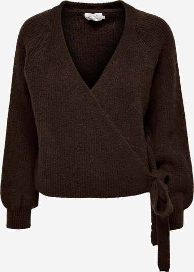 ONLY Strickjacke 'Mia' in dunkelbraun, Produktansicht