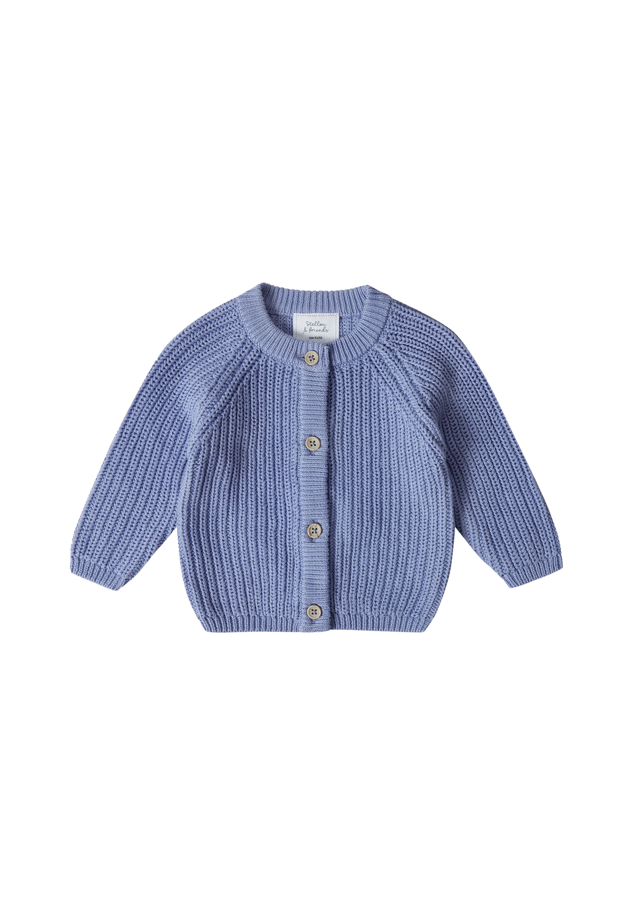 Cardigan Stellou & Friends en violet : devant