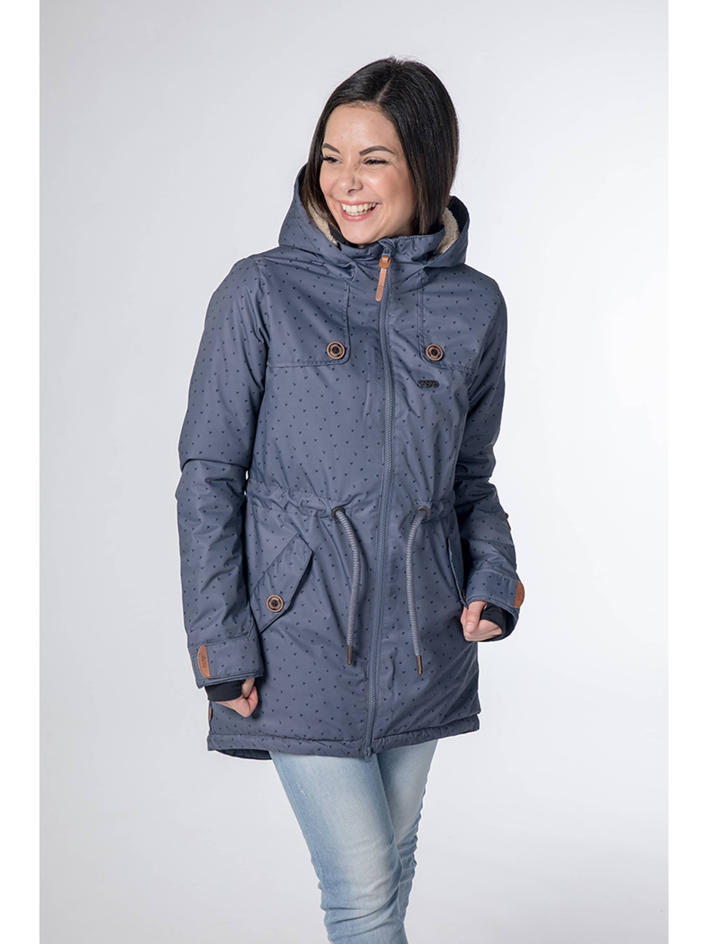 CNSRD Between-Season Jacket 'Charlotte' in Blue: front
