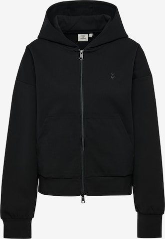 Hummel Sweatjakke i sort: forside