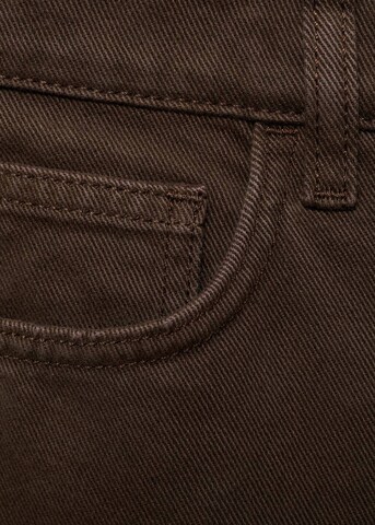 MANGO Regular Jeans 'Cecilia' in Braun