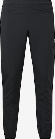 Reebok Tapered Broek 'Vector Track' in Zwart: voorkant