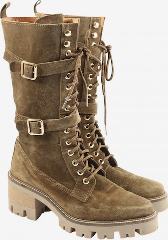 Alpe Dress Boots in 40 in Bronze: front