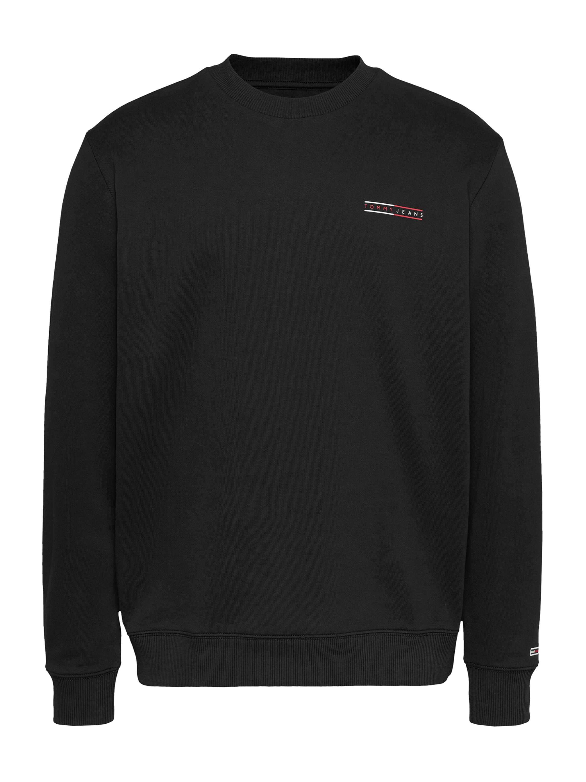 Felpa di Tommy Jeans in nero: frontale