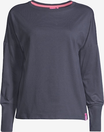 salzhaut Shirt 'Smaak' in Blau: Vorderseite