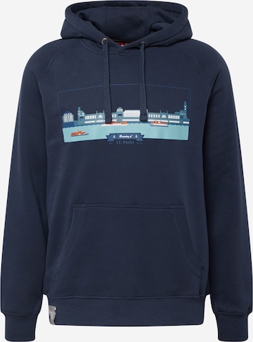 Derbe Sweatshirt 'Landungsbrücken' in Marine, Taubenblau | ABOUT YOU