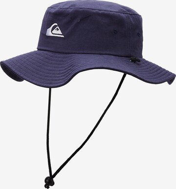 Chapeaux 'Bushmaster' QUIKSILVER en bleu : devant