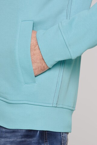 CAMP DAVID Sweatjacke in Blau