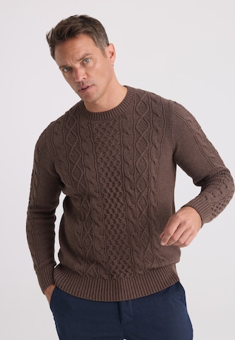 Felix Hardy Pullover in Braun: Vorderseite