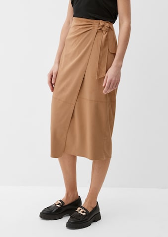 s.Oliver BLACK LABEL Skirt in Brown