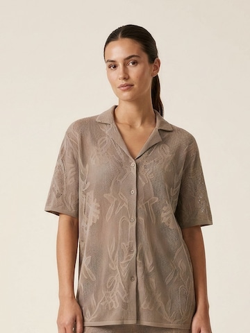 Levete Room Shirt ' LR-RUBIE ' in Beige: Vorderseite