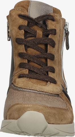 WALDLÄUFER Lace-Up Ankle Boots in Brown