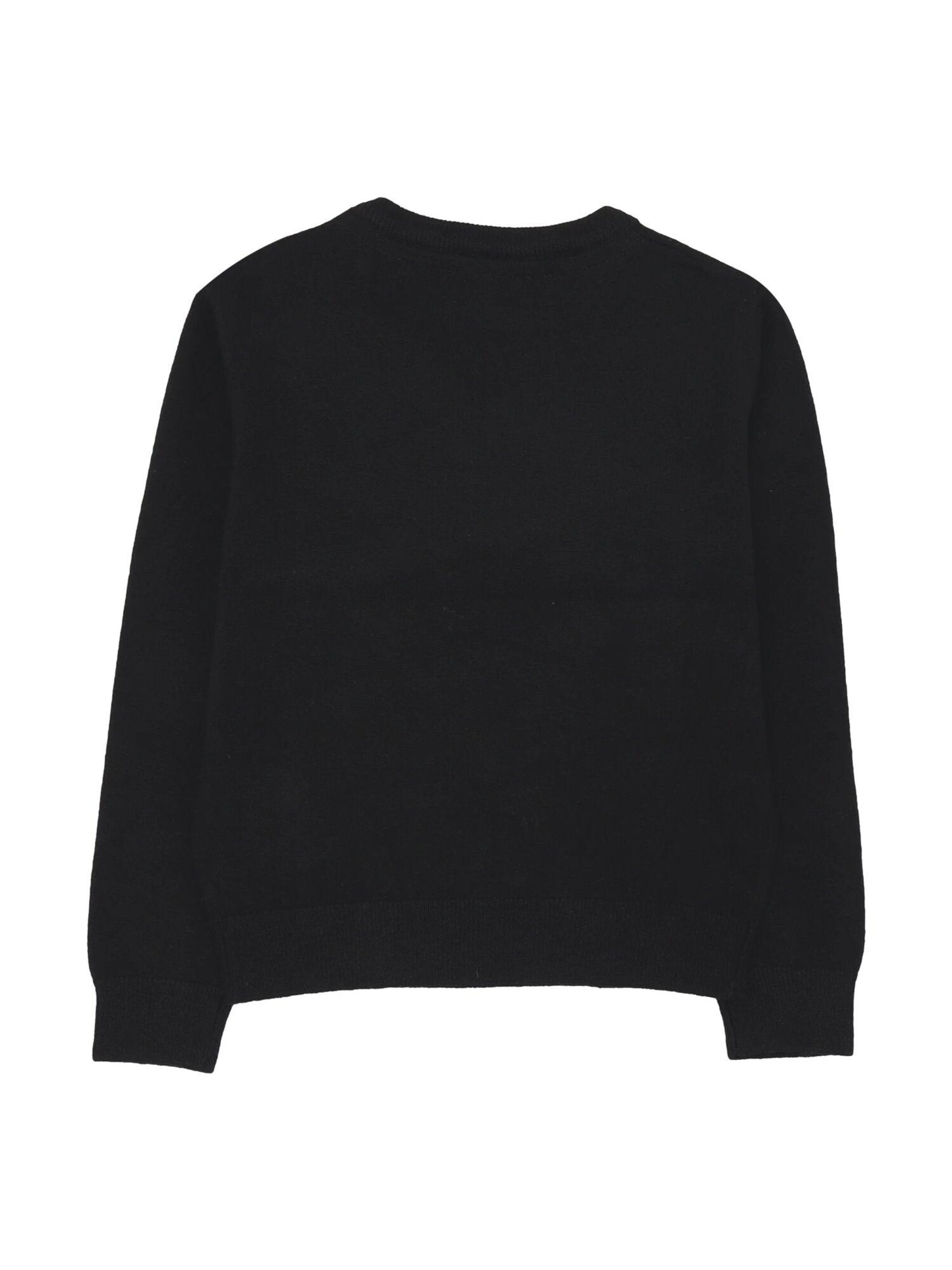 John Richmond Pullover 'JR'‌‌‌‌‌ in Schwarz