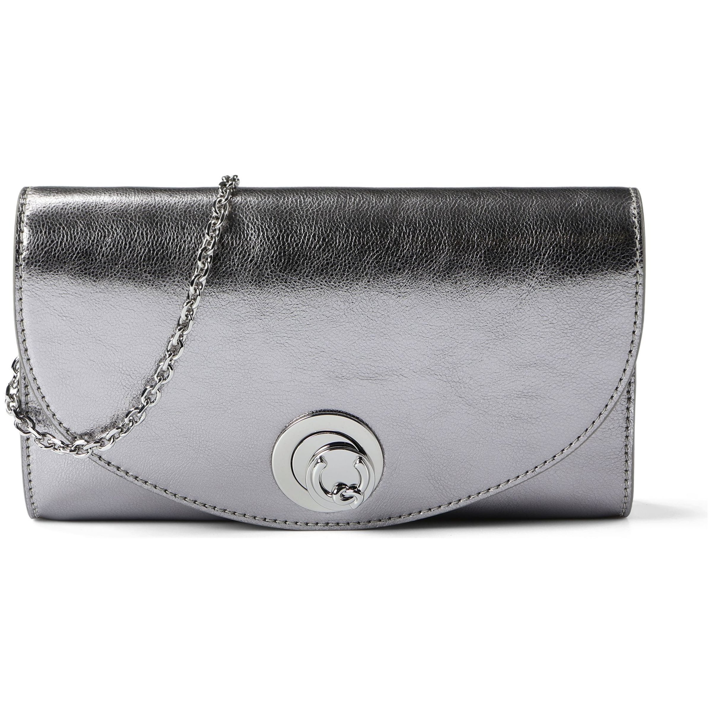 Coccinelle Crossbody Bag 'Nikla' in Silver: front