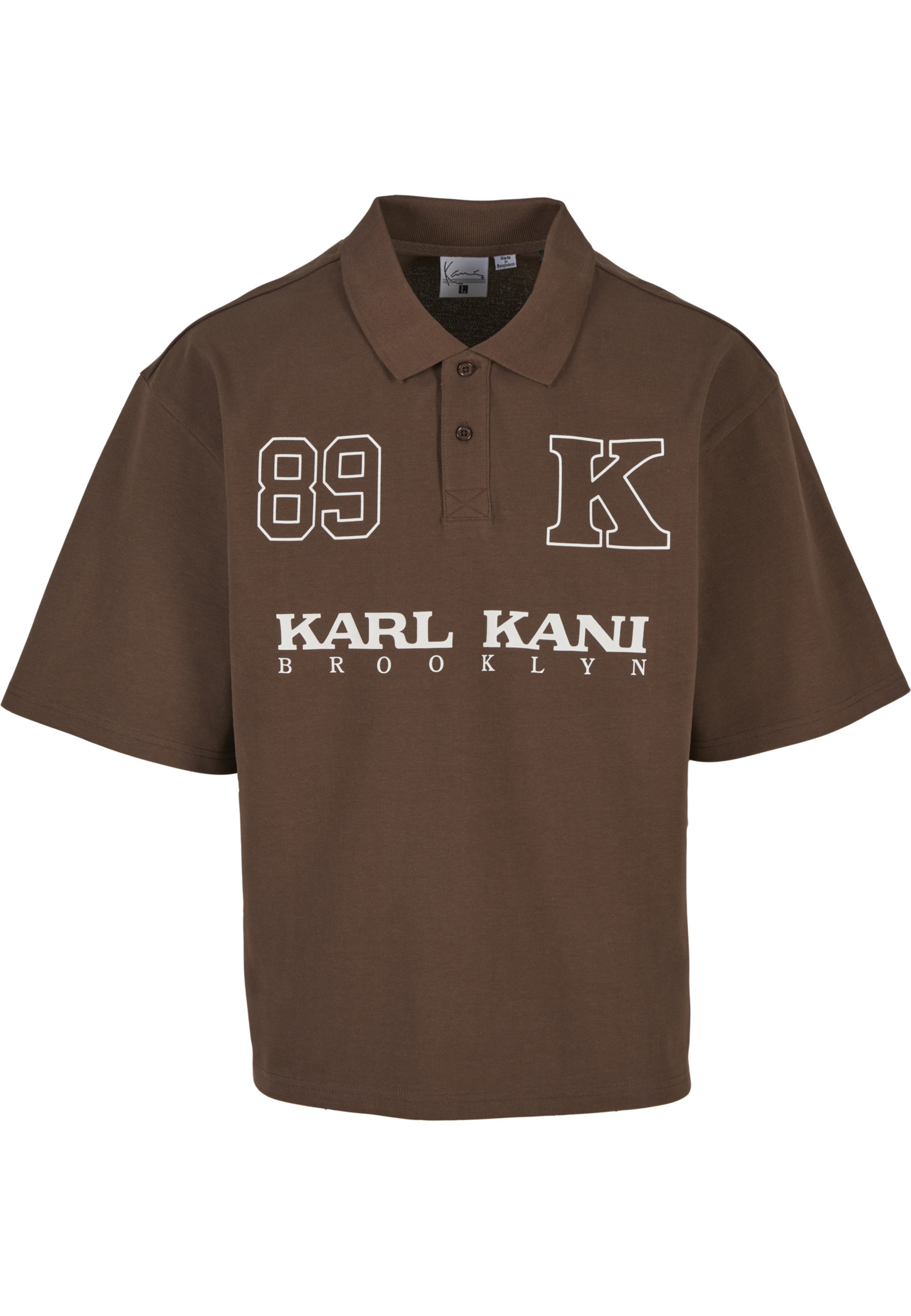 Karl Kani - Camiseta en marrón: frente