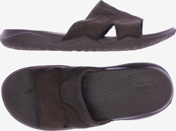 Crocs Sandals & Slippers in 46 in Brown: front