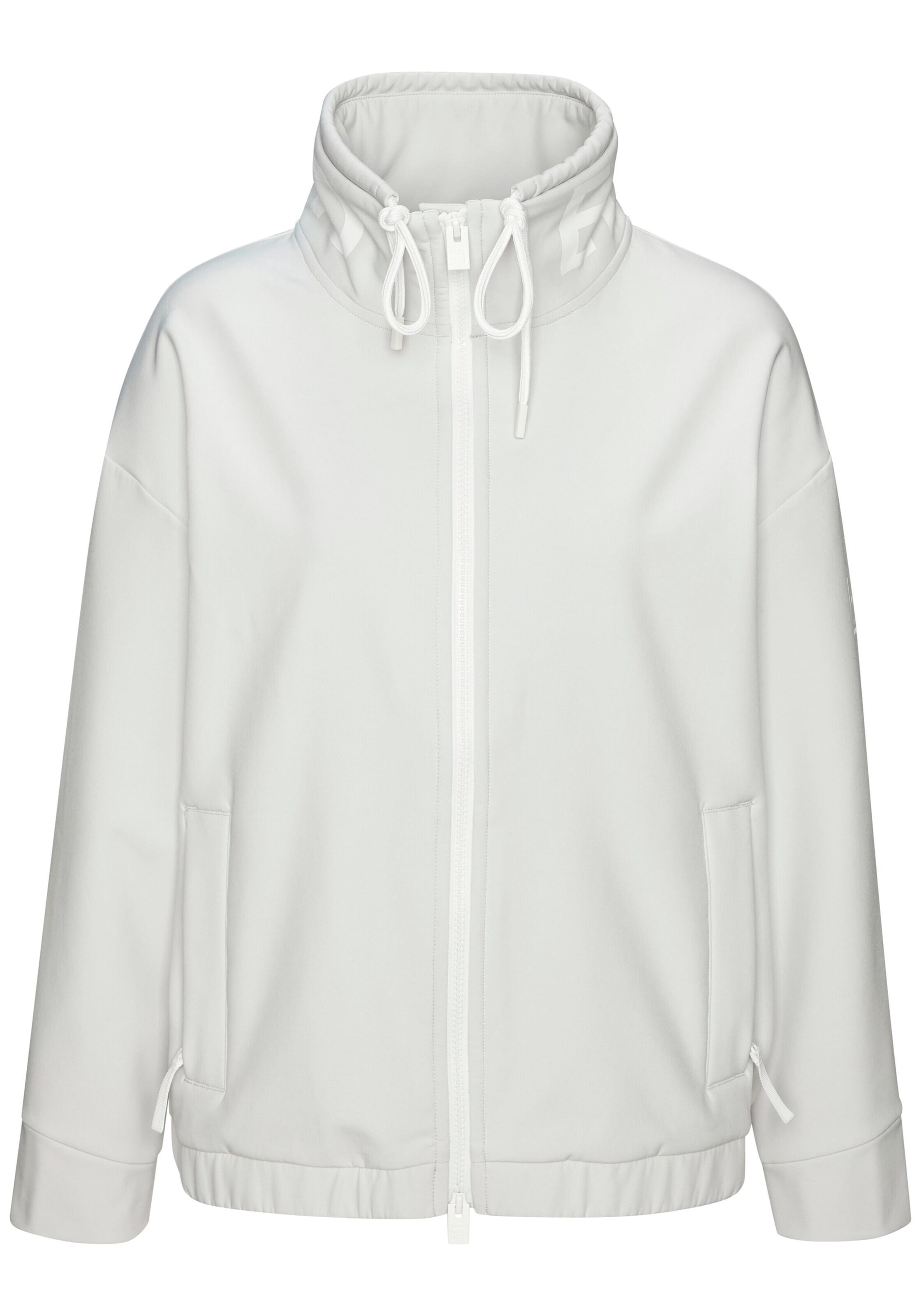 Elbsand Performance Jacket in White: front