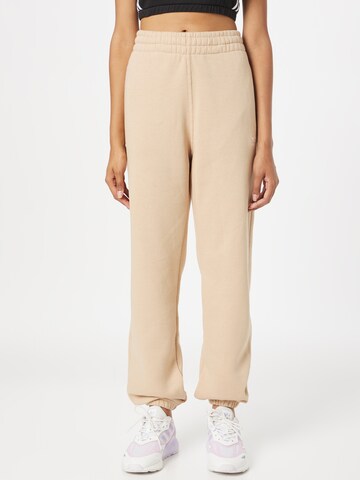ADIDAS ORIGINALS Tapered Trousers 'Adicolor Essentials Fleece' in Beige: front