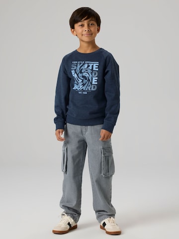 NAME IT - Ropa ancha Pantalón en gris