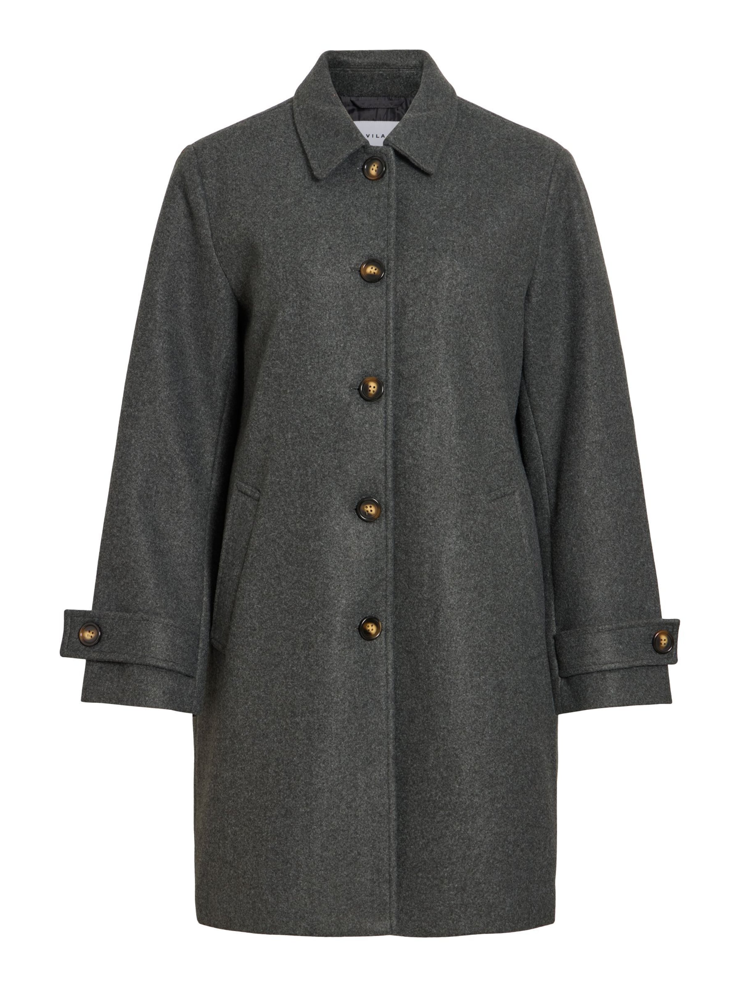 Cappotto di mezza stagione 'VICooley' di VILA in grigio: frontale
