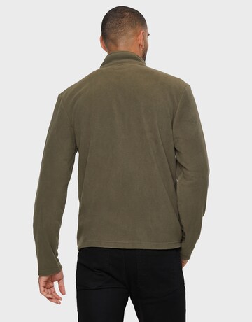 Threadbare Fleece jas 'Myers' in Groen