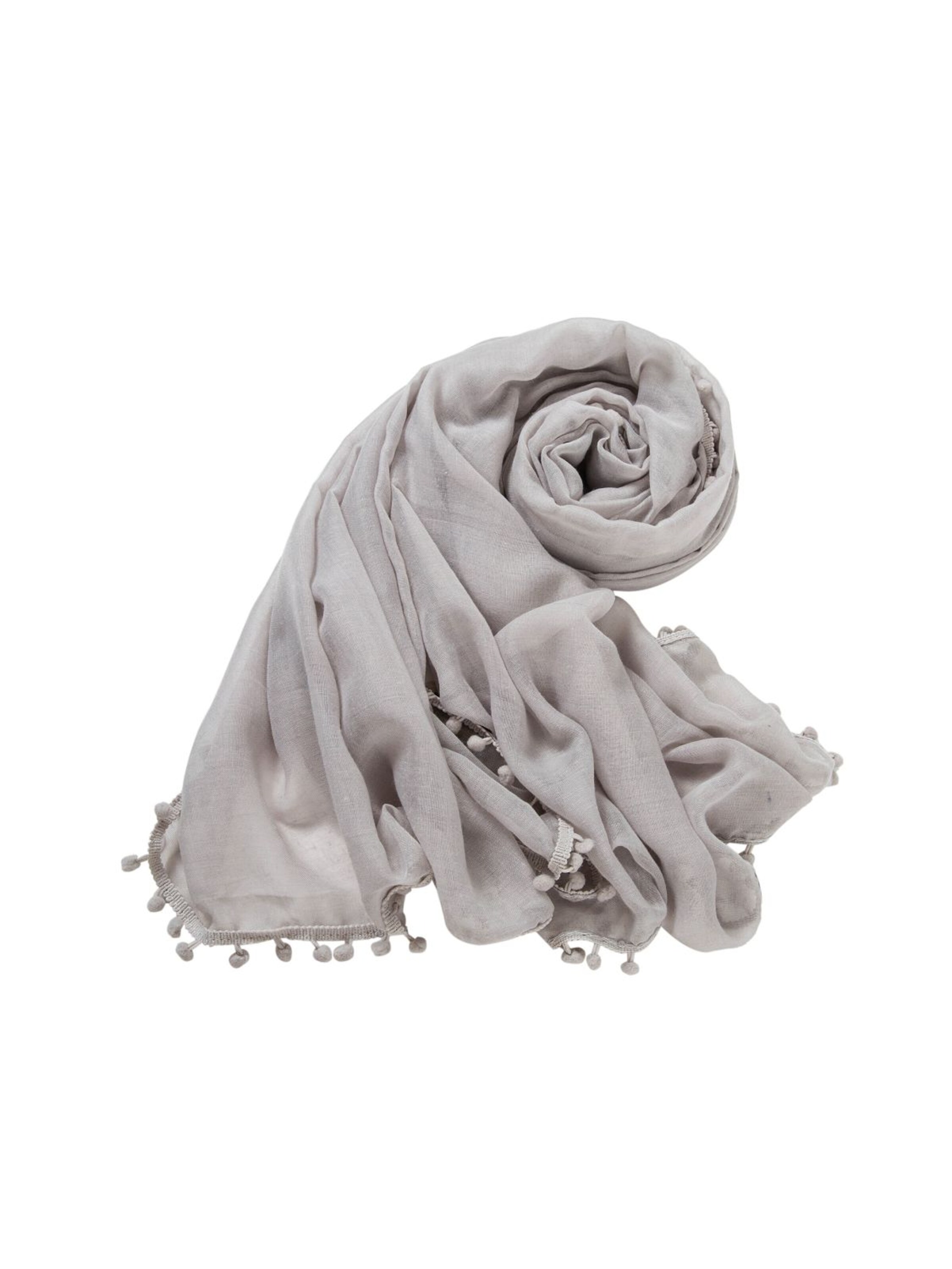 alberto cabale Sjaal 'Chèche coton gris Elvia' in Grijs