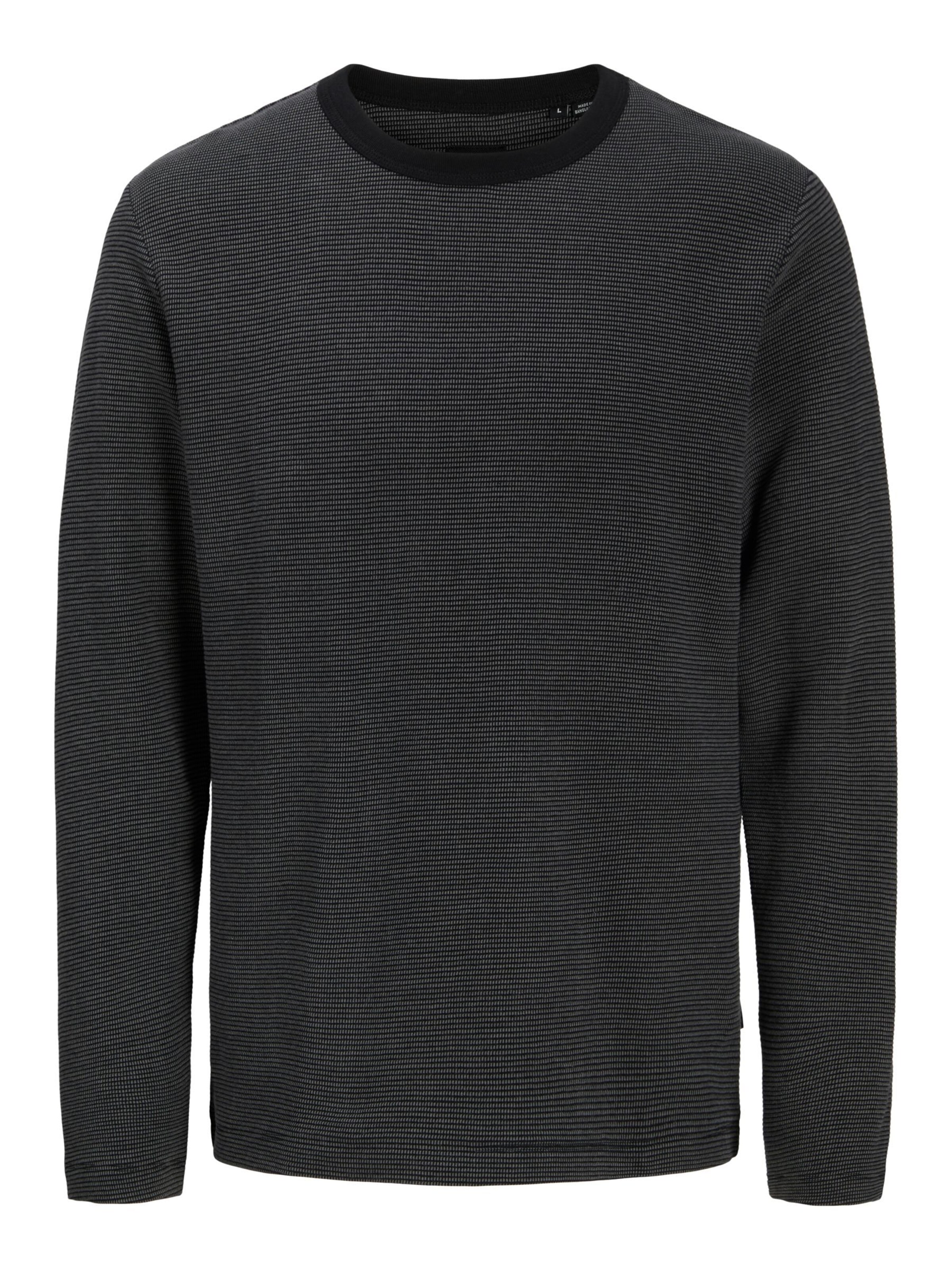 JACK & JONES - Camiseta en negro: frente