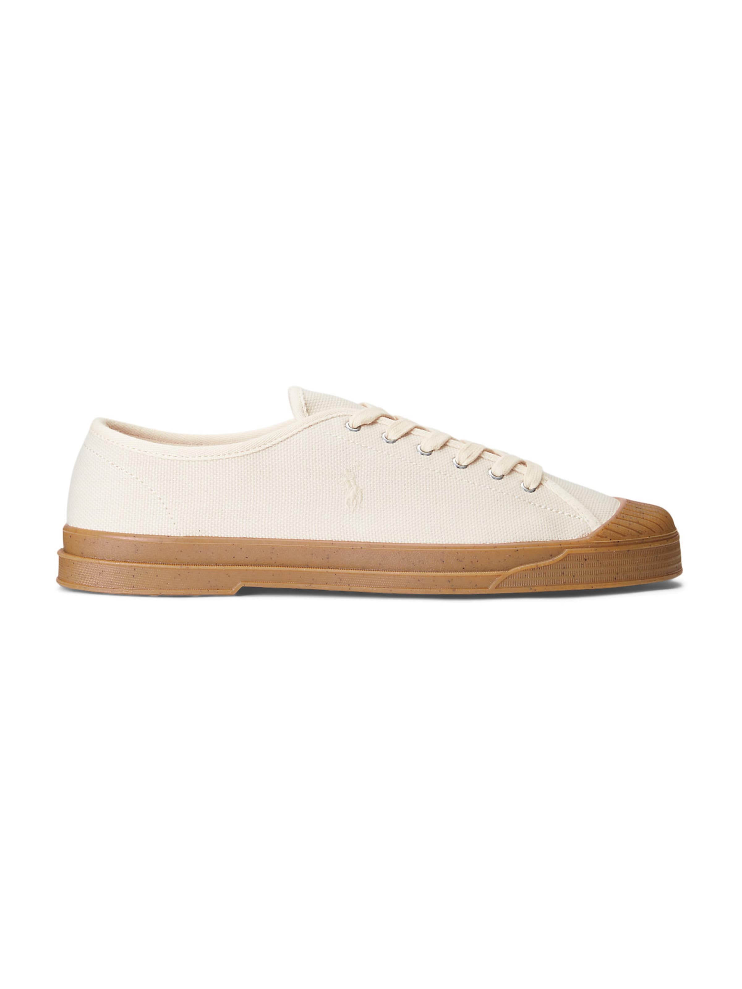 Baskets basses 'ESSENCE 100' Polo Ralph Lauren en beige : devant