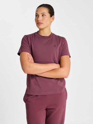 Hummel Shirt in Purple: front