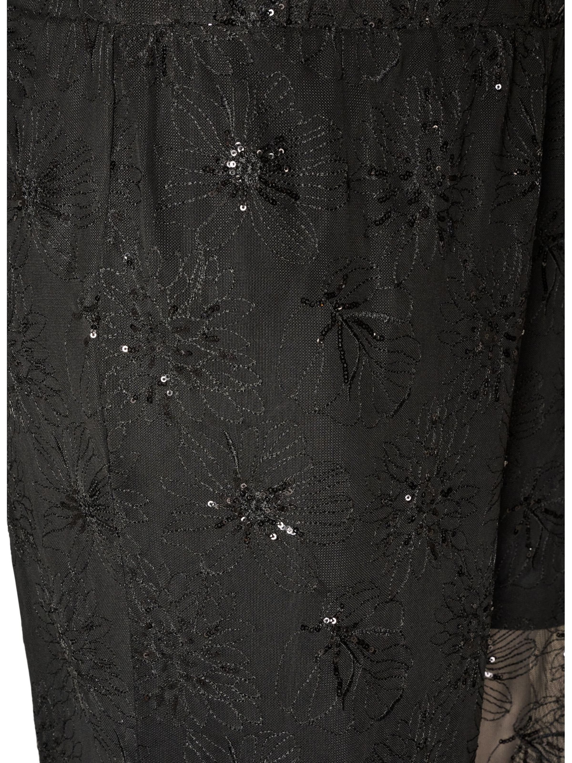 Zizzi Regular Hosen 'MASMIN' in Schwarz