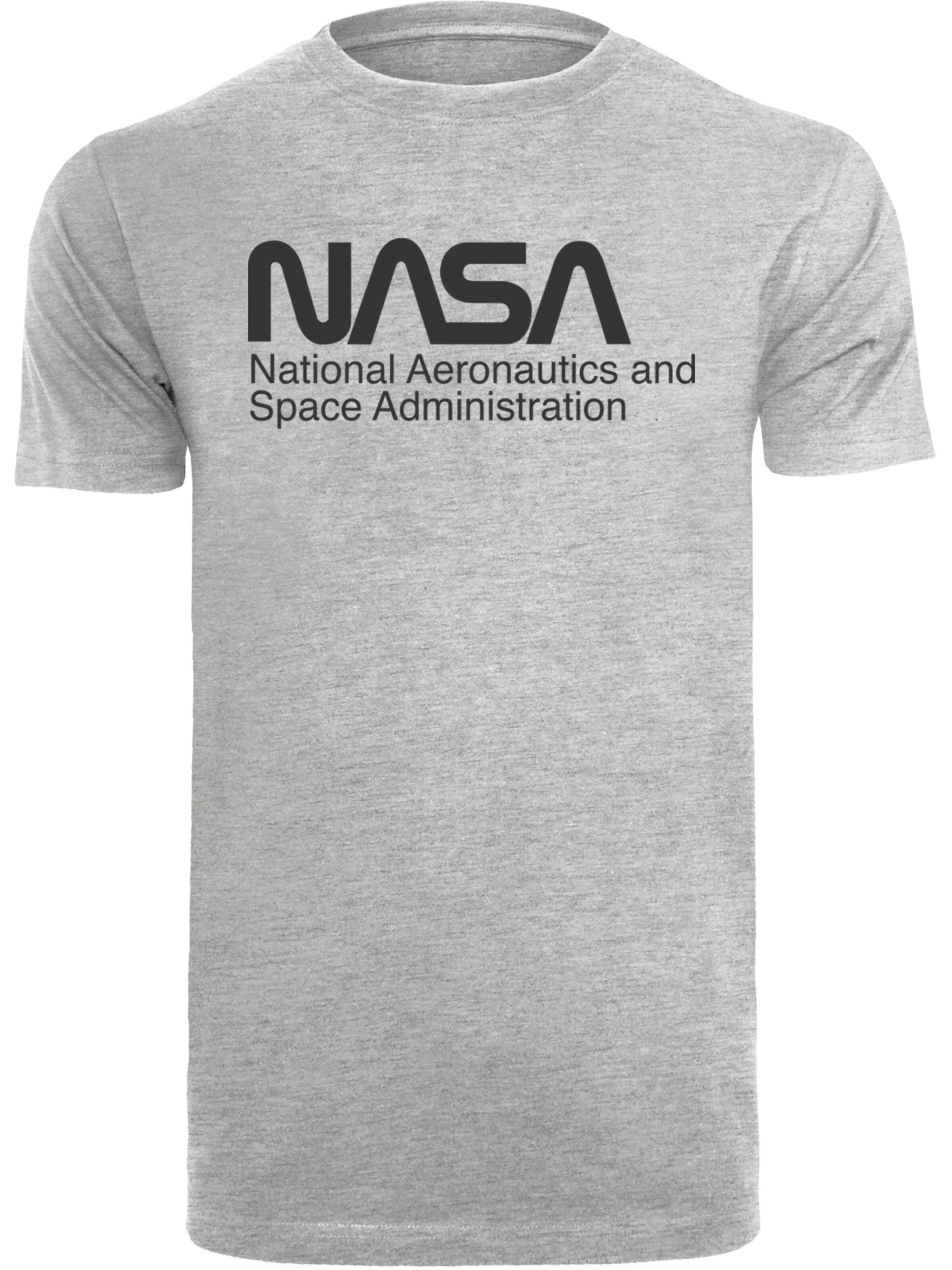 F4NT4STIC Shirt 'NASA' in Grey: front