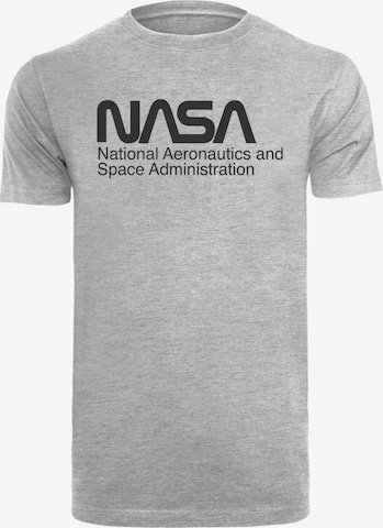 F4NT4STIC Shirt 'NASA' in Grijs: voorkant