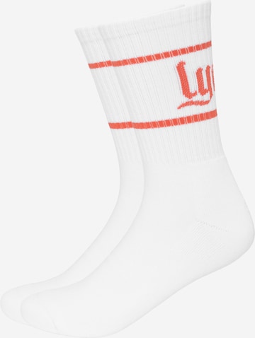 LYCATI exclusive for ABOUT YOU Socks 'Pale Mars' in White: front