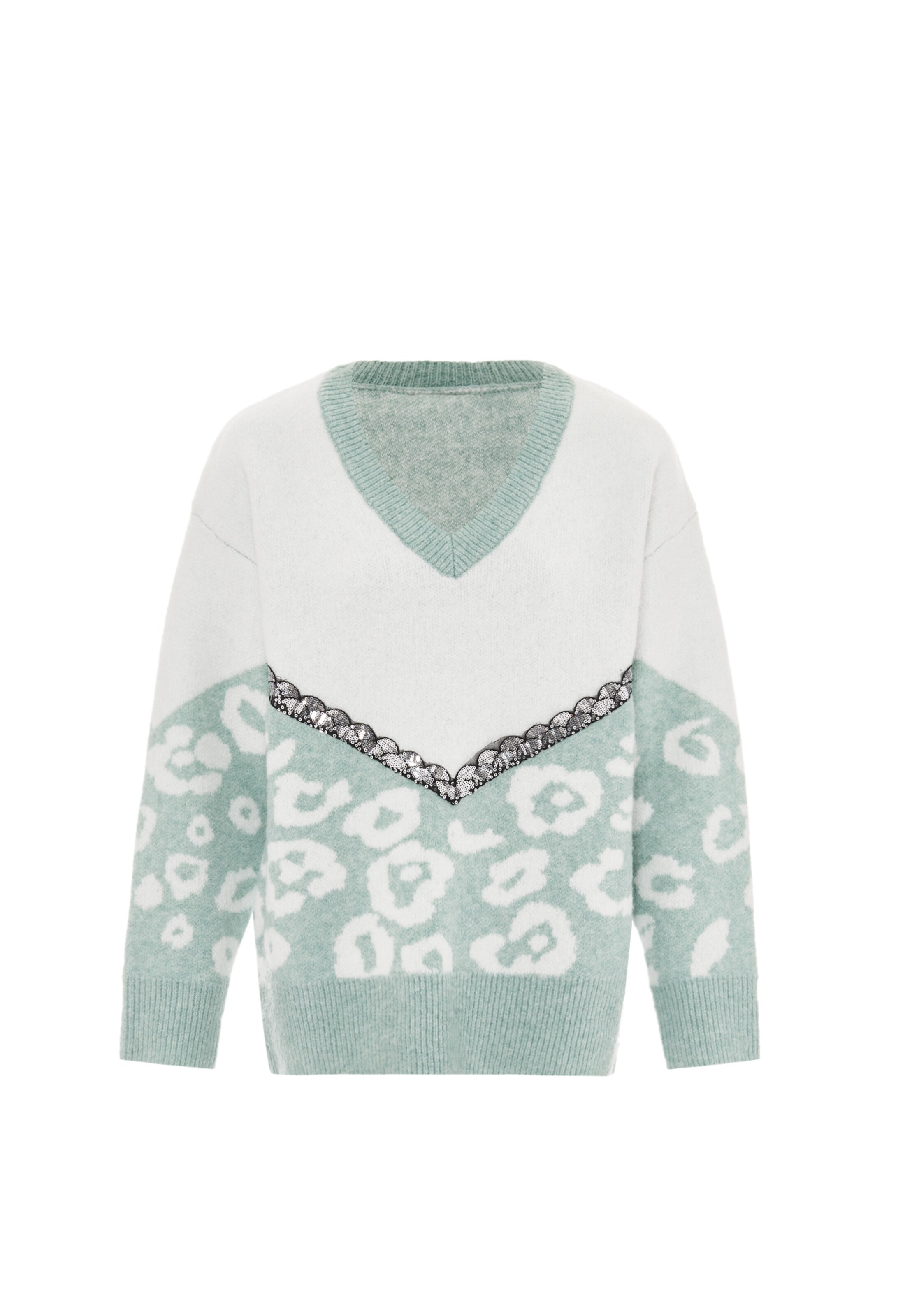 IMANE Sweater in Green: front