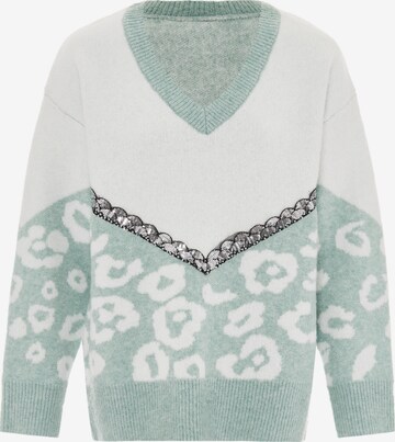 IMANE Sweater in Green: front