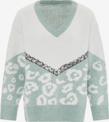 IMANE Sweater in Green: front