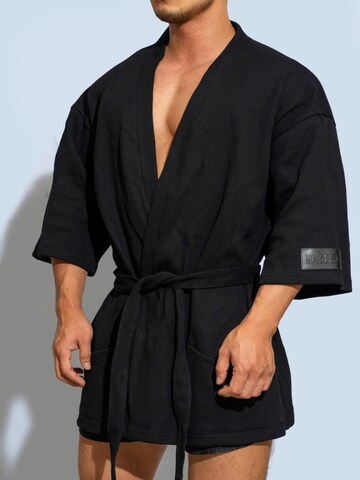 BIMONI Short Bathrobe in Black