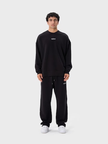 Ossy Homer Sweatshirt '450 GSM Heavy Cotton Oversize' in Black