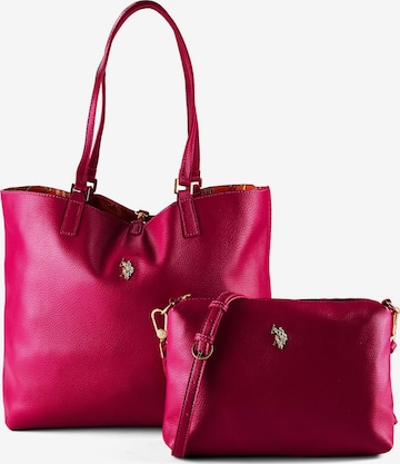 Cabas 'Rogersville' U.S. POLO ASSN. en violet : devant