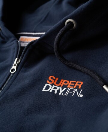 Superdry Sweatjacke in Blau