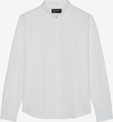 Marc O'Polo Button Up Shirt in White: front