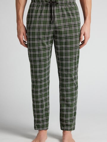 IUMAN Intimissimi Pajama Pants in Green: front