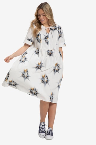 Ulla Popken Dress in White: front