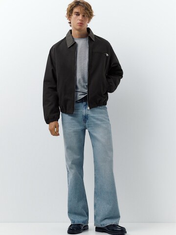 Pull&Bear Prehodna jakna | črna barva