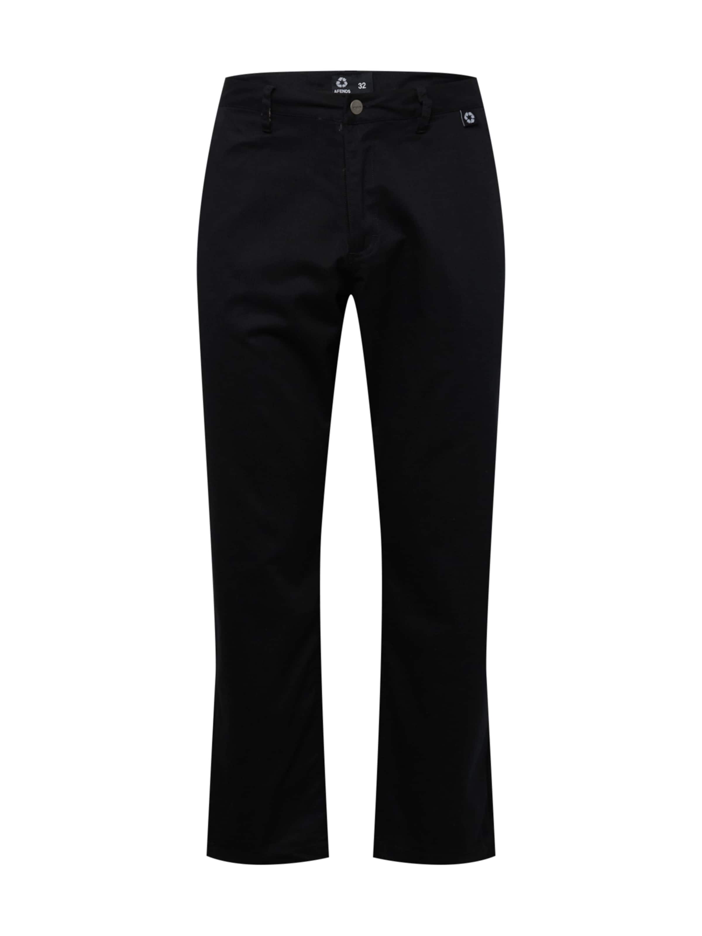 Afends Regularen Hlače | črna barva: sprednja stran