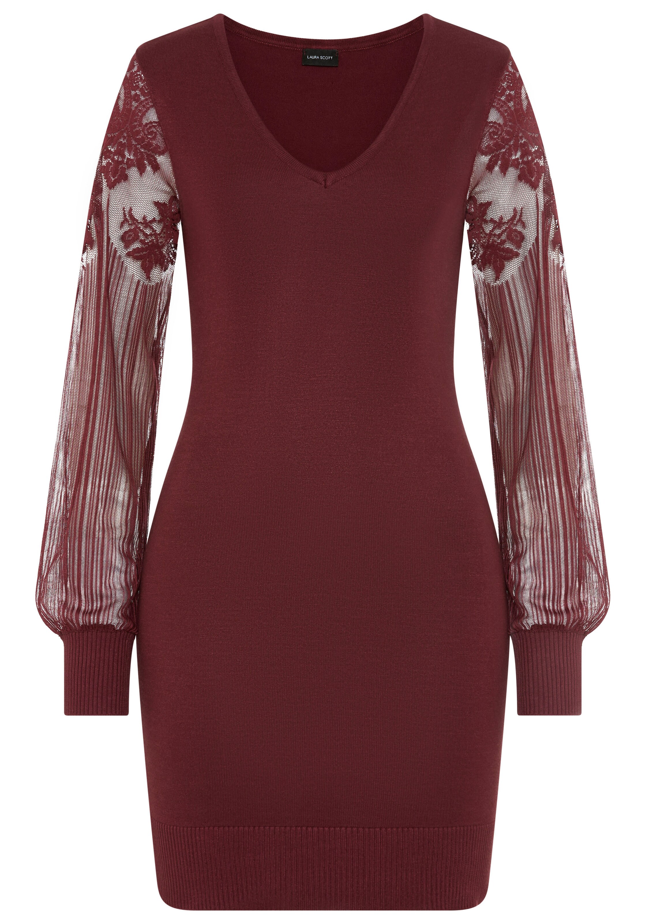 LAURA SCOTT Evening Dress in Red: front